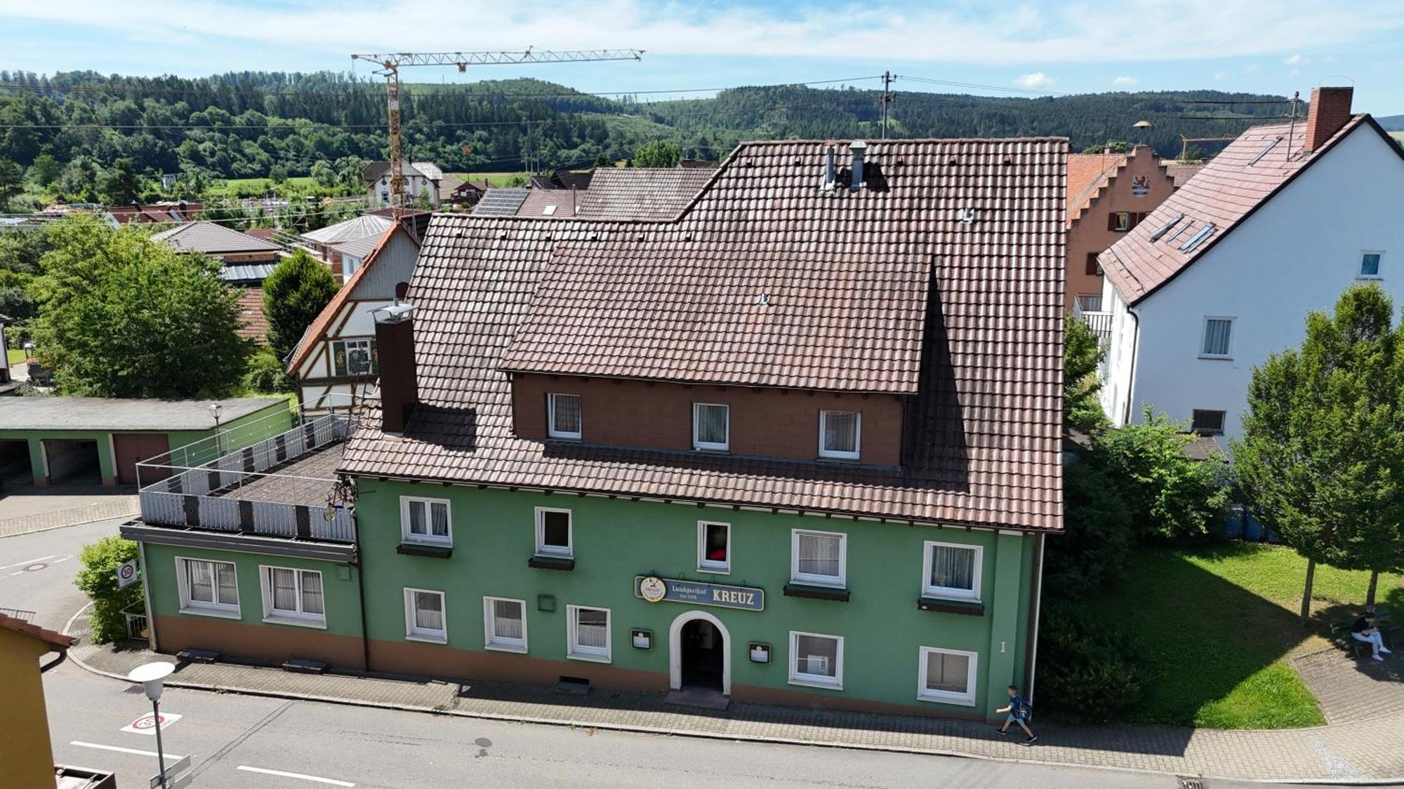 Landgasthof Kreuz Mit Gaestehaus Immendingen Exteriör bild